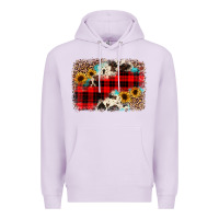 Lilac christmas background Premium Hoodie - JahusDesignShop