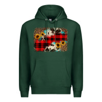 Sports Green christmas background Premium Hoodie - JahusDesignShop