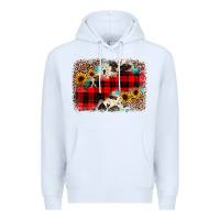 White christmas background Premium Hoodie - JahusDesignShop