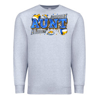 Heather Grey aunt volleyball Premium Sweatshirt - Zillion Design Studio