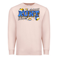 Pale Pink aunt volleyball Premium Sweatshirt - Zillion Design Studio