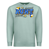 Seafoam aunt volleyball Premium Sweatshirt - Zillion Design Studio