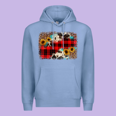 Christmas Background Premium Hoodie Designed By Jahusdesignshop