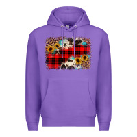 Purple christmas background Premium Hoodie - JahusDesignShop