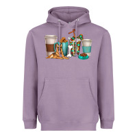Lavender german shepherd dog coffee cups Heavyweight Hoodie - texasbilliewilder