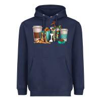 Navy german shepherd dog coffee cups Heavyweight Hoodie - texasbilliewilder