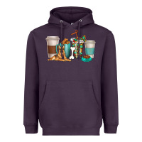 Plum german shepherd dog coffee cups Heavyweight Hoodie - texasbilliewilder