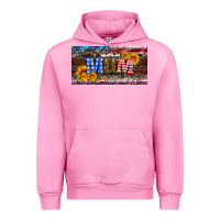 Fuchsia Pink soldier mom license  plate Urban Hoodie - Artiststas