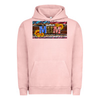 Pigment Salmon soldier mom license  plate Urban Hoodie - Artiststas