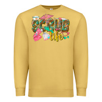 Antique Gold scrub life Premium Sweatshirt - texasbilliewilder