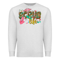 Oatmeal Heather scrub life Premium Sweatshirt - texasbilliewilder