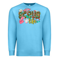Ocean Blue scrub life Premium Sweatshirt - texasbilliewilder
