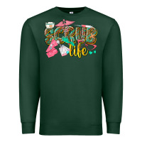 Sports Green scrub life Premium Sweatshirt - texasbilliewilder