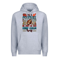 Heather Grey i'm a american football mom we don't do that keep Premium Hoodie - Jasminsmagicworld