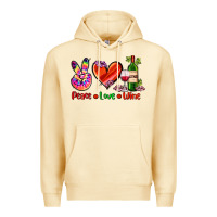 Pina Colada peace love wine Premium Hoodie - AdoDesignShop