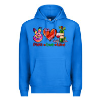 True Royal peace love wine Premium Hoodie - AdoDesignShop