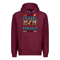 Burgundy i'm a american football mom we don't do that keep Premium Hoodie - Jasminsmagicworld