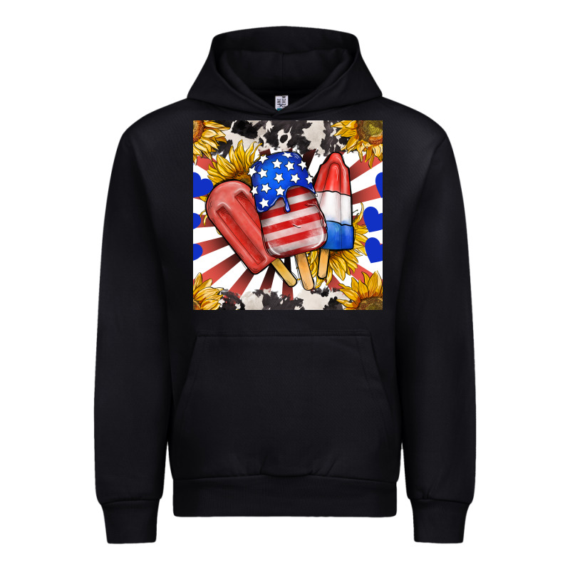 Patriotic Popsicles And Sunflowers Urban Hoodie by BundleAndBundleShop | Teevron