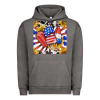 Pigment Tornado patriotic popsicles and sunflowers Urban Hoodie - BundleAndBundleShop