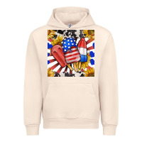 Sandshell patriotic popsicles and sunflowers Urban Hoodie - BundleAndBundleShop