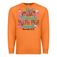 Carrot she works willingly with her hands Premium Sweatshirt - texasbilliewilder
