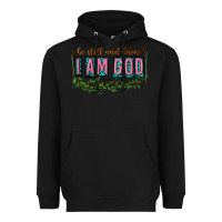 Black be still and know that i am god Heavyweight Hoodie - texasbilliewilder