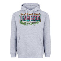 Heather Grey be still and know that i am god Heavyweight Hoodie - texasbilliewilder