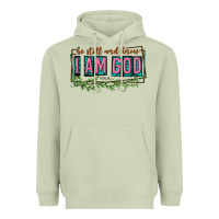 Matcha be still and know that i am god Heavyweight Hoodie - texasbilliewilder