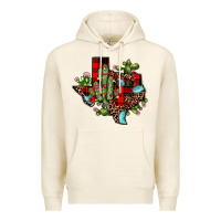 Tofu cactus christmas texas map Premium Hoodie - JahusDesignShop