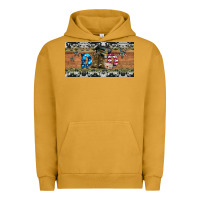 Pigment Peanut Butter soldier dad license  plate Urban Hoodie - Artiststas
