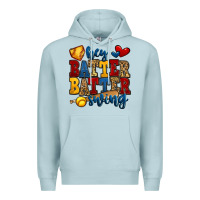 Blue Mist hey batter batter swing softball Premium Hoodie - Jasminsmagicworld