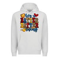 Dove Grey hey batter batter swing softball Premium Hoodie - Jasminsmagicworld