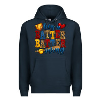 Navy hey batter batter swing softball Premium Hoodie - Jasminsmagicworld