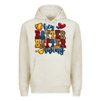 Oatmeal Heather hey batter batter swing softball Premium Hoodie - Jasminsmagicworld