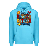 Ocean Blue hey batter batter swing softball Premium Hoodie - Jasminsmagicworld