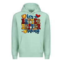 Seafoam hey batter batter swing softball Premium Hoodie - Jasminsmagicworld