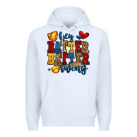 White hey batter batter swing softball Premium Hoodie - Jasminsmagicworld