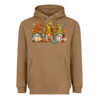 Toasted Coconut fall gnomes Heavyweight Hoodie - Zillion Design Studio