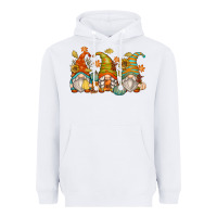White fall gnomes Heavyweight Hoodie - Zillion Design Studio