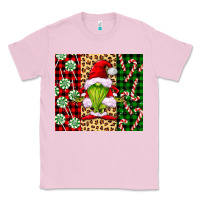 Bubblegum Pink green christmas gnome Classic Tee - FaDigitalArtStudio