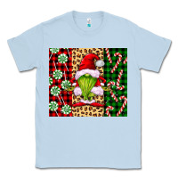 Dusty Blue green christmas gnome Classic Tee - FaDigitalArtStudio