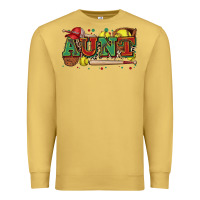 Antique Gold aunt softball Premium Sweatshirt - Zillion Design Studio