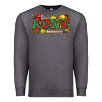 Charcoal Heather aunt softball Premium Sweatshirt - Zillion Design Studio