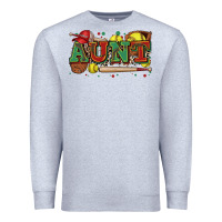 Heather Grey aunt softball Premium Sweatshirt - Zillion Design Studio