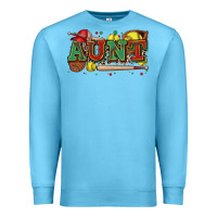 Ocean Blue aunt softball Premium Sweatshirt - Zillion Design Studio
