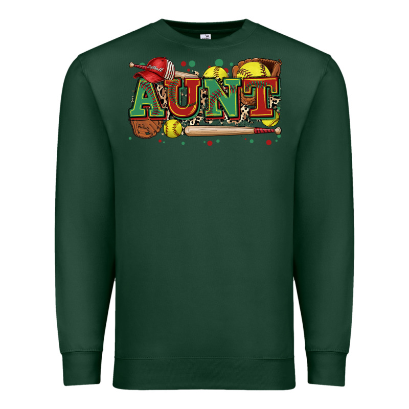 Aunt Softball Premium Sweatshirt by Zillion Design Studio | Teevron