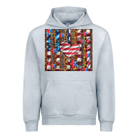 Heather Grey western usa flag heart and stars tumbler Urban Hoodie - Artiststas