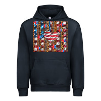 Navy western usa flag heart and stars tumbler Urban Hoodie - Artiststas