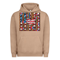 Pigment Burro western usa flag heart and stars tumbler Urban Hoodie - Artiststas