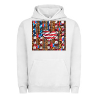Pigment Lunar Rock western usa flag heart and stars tumbler Urban Hoodie - Artiststas